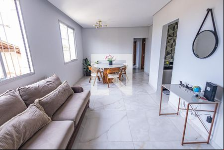 Sala de apartamento à venda com 3 quartos, 100m² em Paquetá, Belo Horizonte
