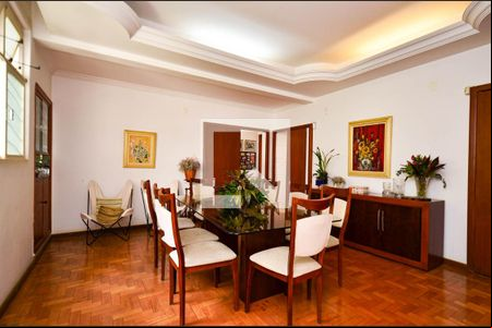 Sala de jantar de casa para alugar com 7 quartos, 314m² em Serra, Belo Horizonte
