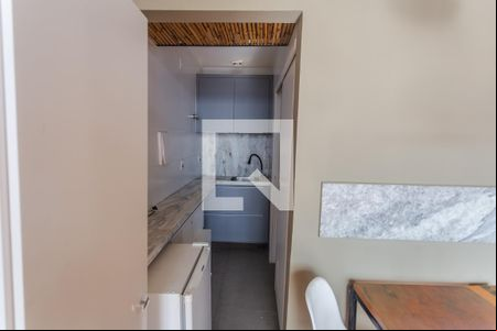 Cozinha de kitnet/studio à venda com 1 quarto, 30m² em Santo Agostinho, Belo Horizonte