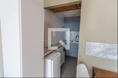 Cozinha de kitnet/studio à venda com 1 quarto, 30m² em Santo Agostinho, Belo Horizonte