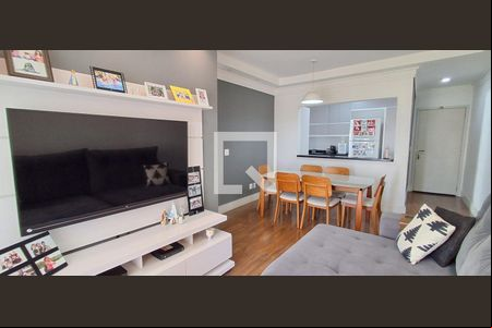 Sala de apartamento à venda com 3 quartos, 84m² em Barcelona, São Caetano do Sul