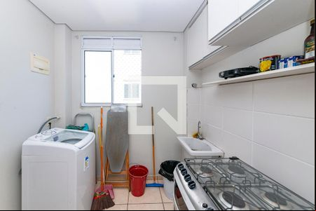 Área de Serviço de apartamento à venda com 2 quartos, 48m² em Chácaras Reunidas Santa Terezinha, Contagem