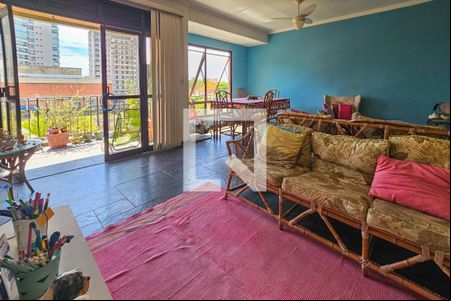 Sala de apartamento para alugar com 3 quartos, 86m² em Balneario Guarujá, Guarujá