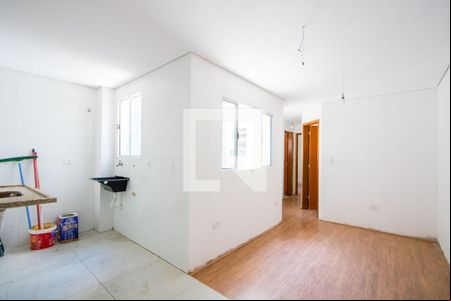 Sala de apartamento para alugar com 2 quartos, 42m² em Jardim Irene, Santo André