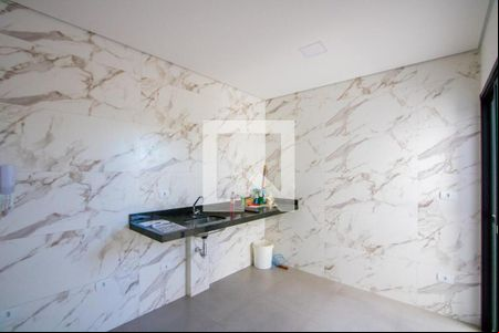 Sala/Cozinha de apartamento para alugar com 2 quartos, 58m² em Vila Eldizia, Santo André