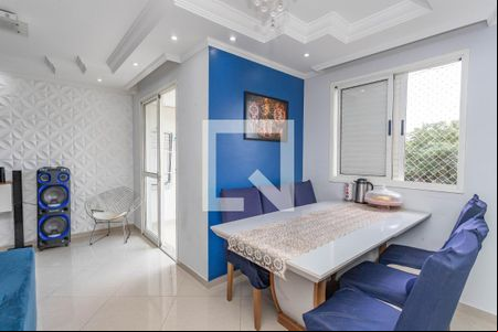 Sala de jantar de apartamento à venda com 2 quartos, 63m² em Piraporinha, Diadema