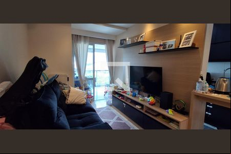 Sala de apartamento para alugar com 2 quartos, 75m² em Barcelona, São Caetano do Sul