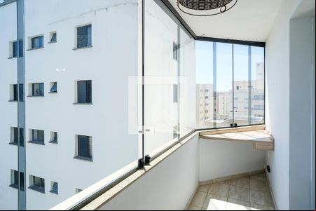 Varanda da sala de apartamento à venda com 3 quartos, 103m² em Vila Helena, São Bernardo do Campo
