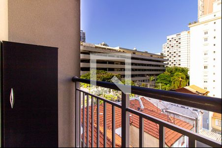 Varanda de kitnet/studio para alugar com 1 quarto, 26m² em Perdizes, São Paulo