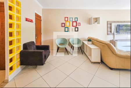 Sala de apartamento para alugar com 3 quartos, 98m² em Jardim Praiano, Guarujá