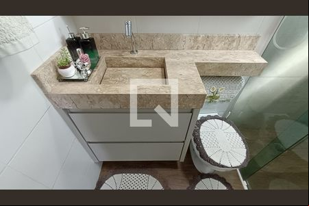 Banheiro da Suíte de apartamento para alugar com 1 quarto, 68m² em Vila Barao, Sorocaba