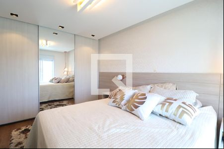 Quarto 1 suíte de apartamento para alugar com 2 quartos, 84m² em Vila Scarpelli, Santo André