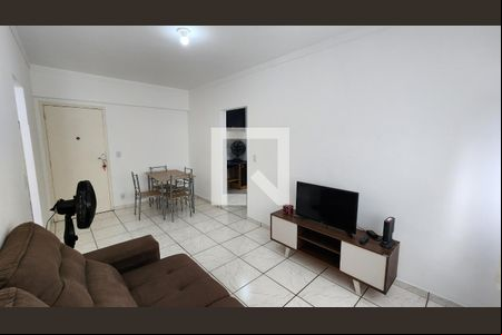 Sala de apartamento para alugar com 1 quarto, 90m² em Macuco, Santos