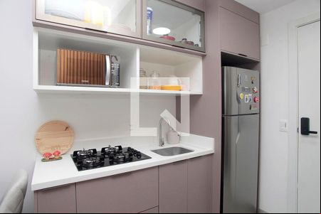 Studio - Cozinha de kitnet/studio para alugar com 1 quarto, 35m² em Mont’serrat, Porto Alegre
