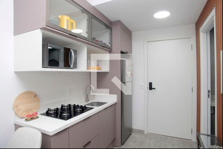 Studio - Cozinha de kitnet/studio para alugar com 1 quarto, 35m² em Mont’serrat, Porto Alegre