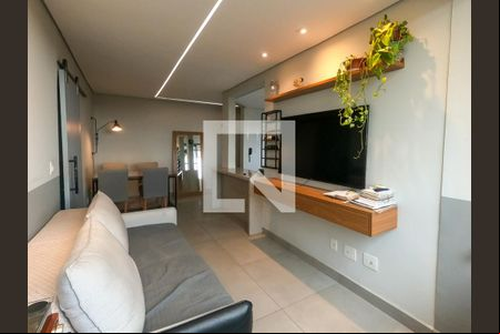 Sala de apartamento à venda com 2 quartos, 81m² em Chácaras, Betim
