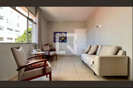 Sala de apartamento à venda com 3 quartos, 90m² em Vila Paris, Belo Horizonte