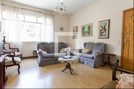 Sala de TV de apartamento à venda com 3 quartos, 125m² em Santo Agostinho, Belo Horizonte