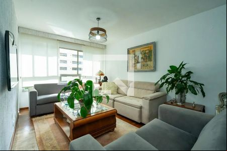 Sala de apartamento à venda com 3 quartos, 130m² em Jardim Europa, São Paulo