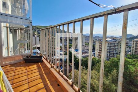 Varanda da Sala de apartamento à venda com 1 quarto, 48m² em Fonseca, Niterói