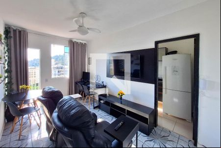 Sala de apartamento à venda com 1 quarto, 48m² em Fonseca, Niterói