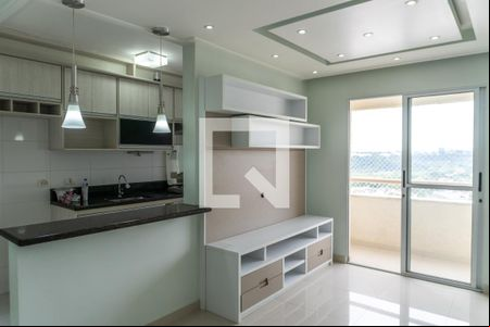 Sala de apartamento para alugar com 2 quartos, 54m² em Loteamento Villa Branca, Jacareí