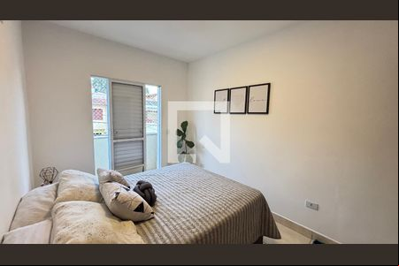 Suíte de apartamento à venda com 2 quartos, 65m² em Vila Sacadura Cabral, Santo André