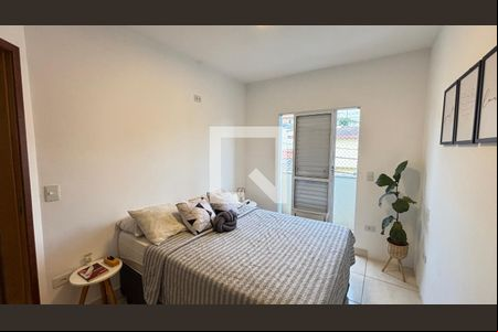 Suíte de apartamento à venda com 2 quartos, 65m² em Vila Sacadura Cabral, Santo André