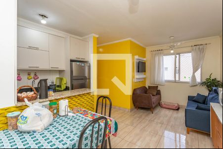 Sala  de apartamento à venda com 3 quartos, 54m² em Centro, Diadema