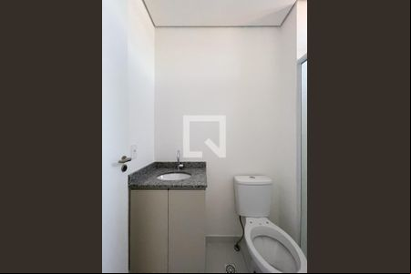 Banheiro de apartamento para alugar com 1 quarto, 25m² em Vila Campestre, São Bernardo do Campo