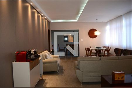 Sala de apartamento à venda com 4 quartos, 283m² em Santo Agostinho, Belo Horizonte