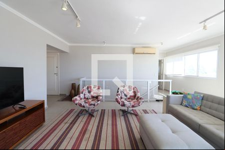 Sala de apartamento para alugar com 3 quartos, 235m² em Jardim Praiano, Guarujá