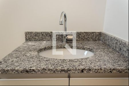 Banheiro da Suíte 1 de kitnet/studio à venda com 1 quarto, 25m² em Vila Campestre, São Bernardo do Campo
