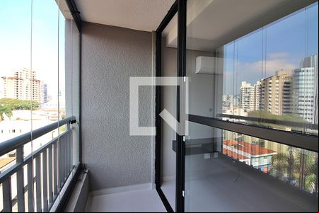 Sala/Cozinha Sacada  de apartamento para alugar com 1 quarto, 50m² em Centro, São Bernardo do Campo