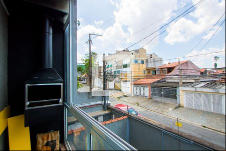 Varanda gourmet de casa de condomínio à venda com 2 quartos, 92m² em Vila Tibiriçá, Santo André
