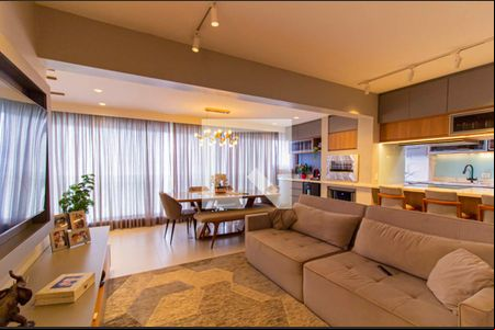 Sala de apartamento para alugar com 3 quartos, 105m² em Barra Funda, São Paulo