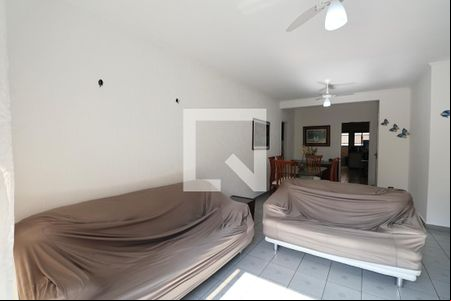 Sala de apartamento para alugar com 4 quartos, 130m² em Balneario Guarujá, Guarujá