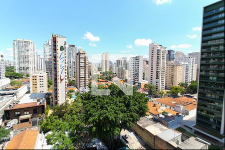 Vista da Varanda de apartamento para alugar com 1 quarto, 26m² em Vila Olímpia, São Paulo