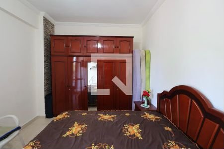 Quarto de apartamento para alugar com 1 quarto, 55m² em Balneario Cidade Atlantica, Guarujá