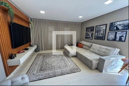 Sala de casa de condomínio para alugar com 3 quartos, 233m² em Bonfim Paulista, Ribeirão Preto