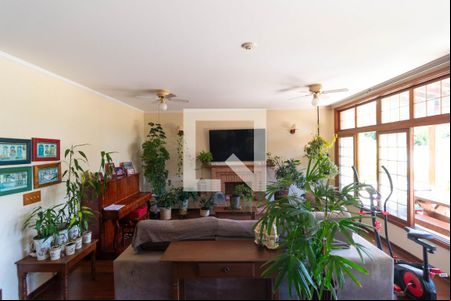 Sala de casa de condomínio à venda com 7 quartos, 411m² em Residencial Vila Verde, Campinas