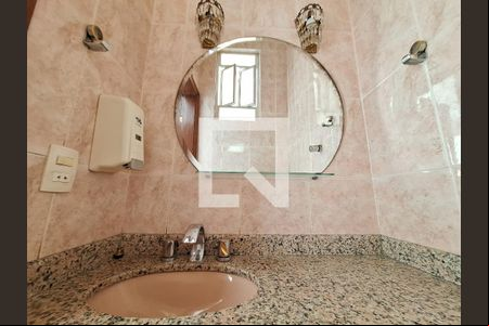 Lavabo Sala de apartamento à venda com 2 quartos, 137m² em Glória, Rio de Janeiro