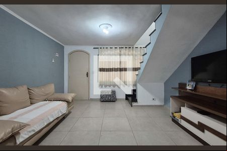 Sala de casa para alugar com 3 quartos, 163m² em Vila Camilópolis, Santo André