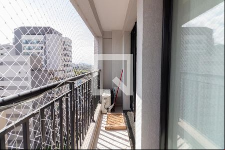 Varanda da Sala de apartamento à venda com 1 quarto, 33m² em Butantã, São Paulo