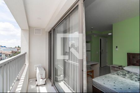 Varanda de kitnet/studio para alugar com 1 quarto, 27m² em Vila Romana, São Paulo