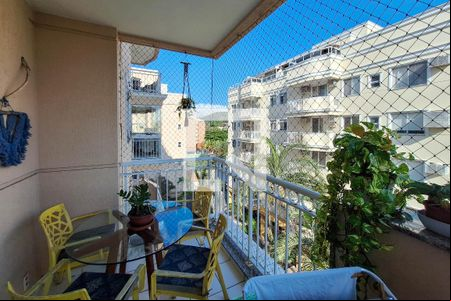 Varanda da Sala de apartamento à venda com 3 quartos, 98m² em Cantagalo, Niterói