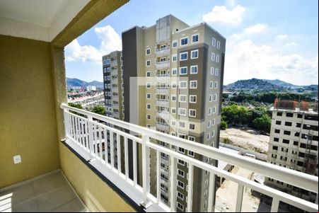 Varanda da Sala de apartamento para alugar com 2 quartos, 42m² em Del Castilho, Rio de Janeiro