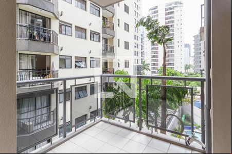 Varanda da Sala de apartamento para alugar com 2 quartos, 81m² em Itaim Bibi, São Paulo