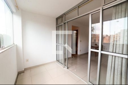 Varanda da Sala de apartamento à venda com 3 quartos, 108m² em Maria Virgínia, Belo Horizonte