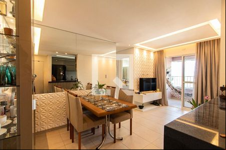 Sala de apartamento para alugar com 2 quartos, 61m² em Vila Rica, Sorocaba